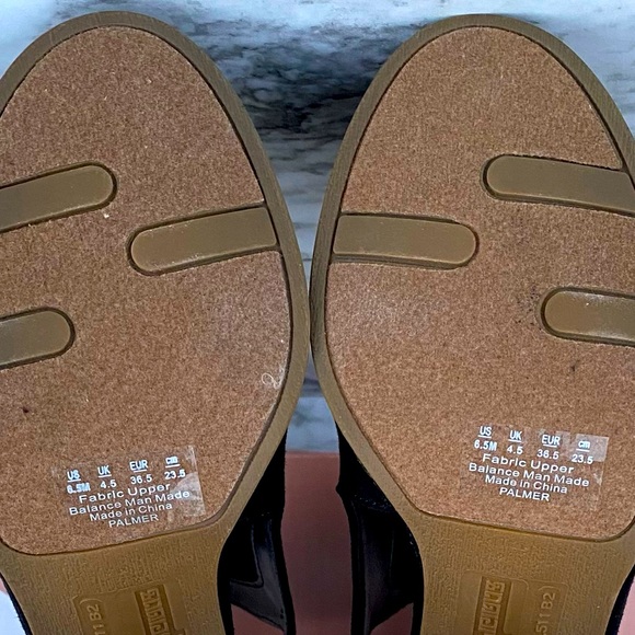 Fergalicious Suede Almond Toe Palmer Booties Size 6.5 - Picture 8 of 8